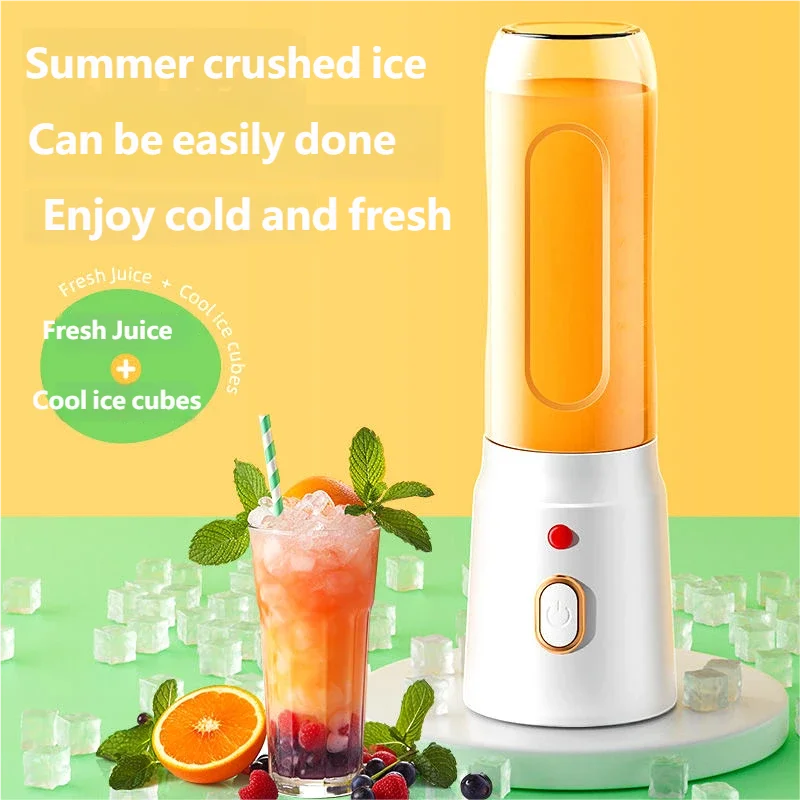 HOMEFISH Electric Portable Wireless Blender 10 Blades Fruit Juicer Machine