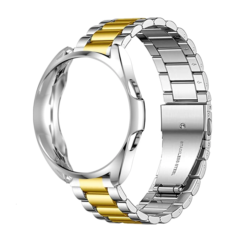 

for Samsung Galaxy Watch 4 6 Classic 5 Pro Strap 44mm 40mm 45mm 42mm 46mm 43/47mm Case+Metal Bracelet Galaxy Watch 3 45mm 41mm