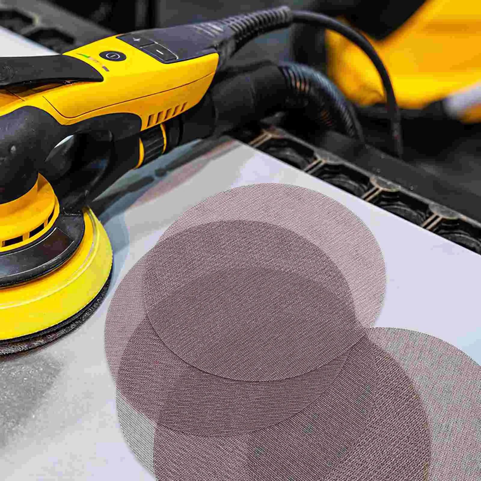 Sander Sandpaper Track Random Orbital Sanders Grey Aluminum Oxide Sanding Discs