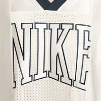 Nike officiel véritable 2025 été femmes imprimé maille respirant col en v manches courtes HJ0281-133 4