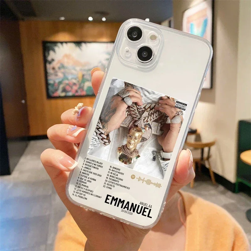 nurkorki [2 pezzi] Custodia per iPhone 13 iPhone 14 6,1con Anuel