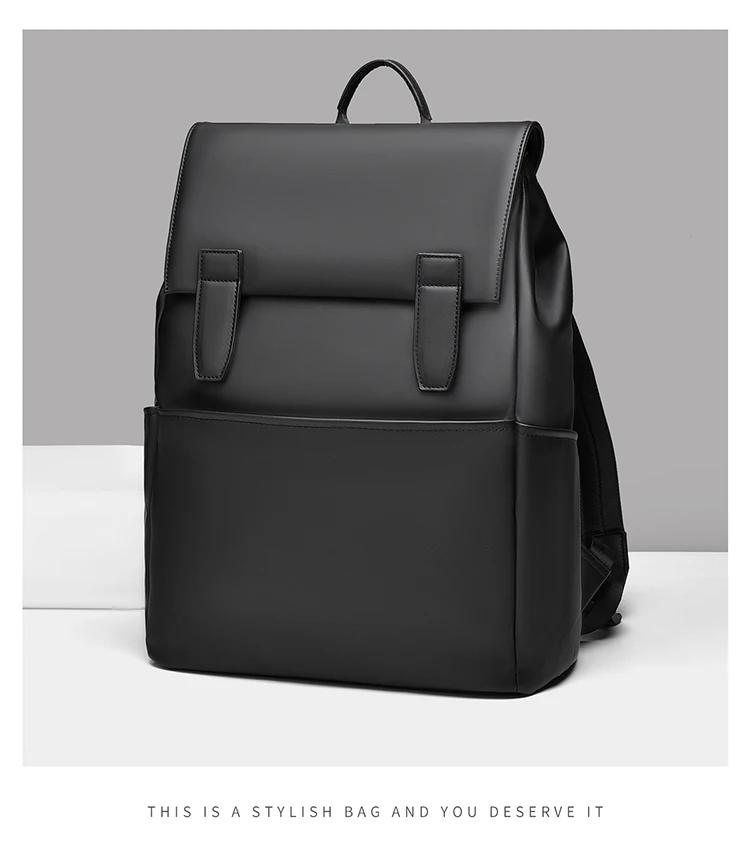 Lässiger Herren-Rucksack, stilvoller Umhängetasche, Laptop-Rucksack, robuster Rucksack für den täglichen Gebrauch, Arbeit, Reisen – Detail 14