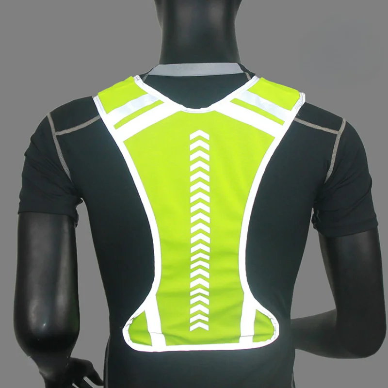 Safety Vest Reflective Safety Vest Cycling Vest Running Hydration Vest Highlight Reflective Straps Night Work Security Running Cycling Safety Reflective Vest High Visibility Safety Jacket