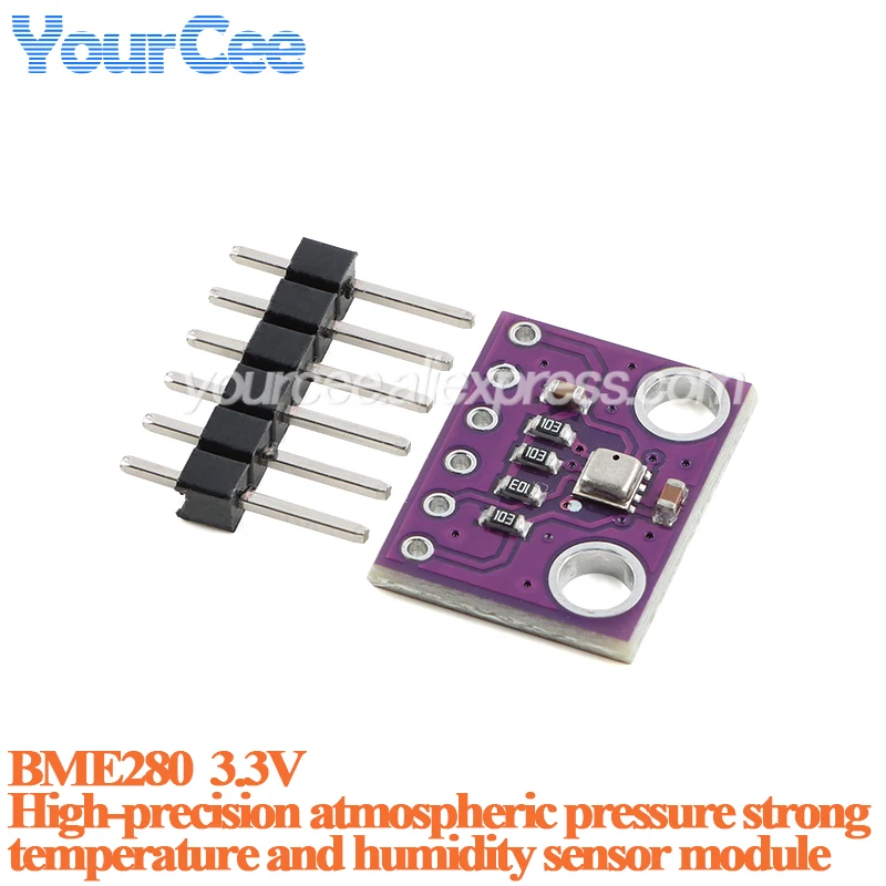 Sensore Pressione Barometrica Digitale Sensore Digitale BME280 Per Temperatura, Umidità E Pressione Barometrica - Modulo GY-BME280-3.3V Per Arduino E Progetti Sensore Temperatura E Umidità Arduino - Foto 8