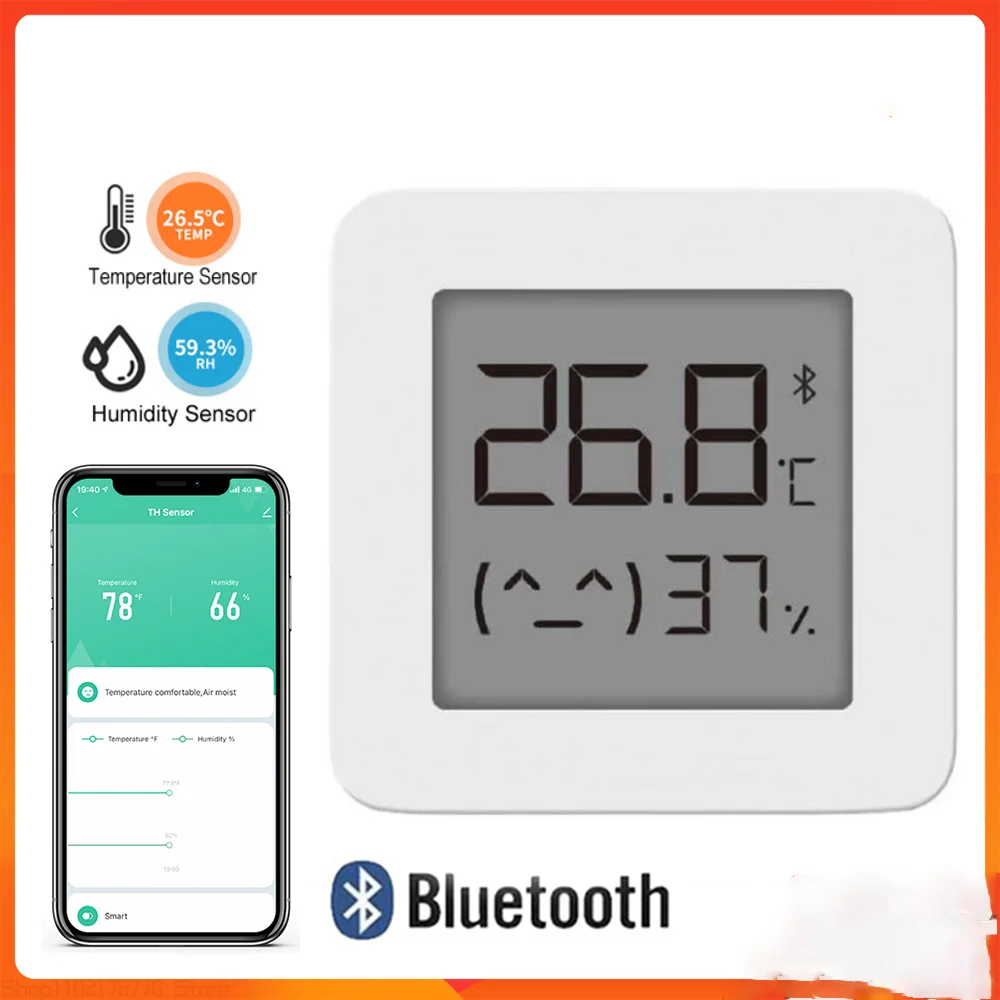 Smart Bluetooth Tuya Temperature Sensor LCD Digital Thermometer