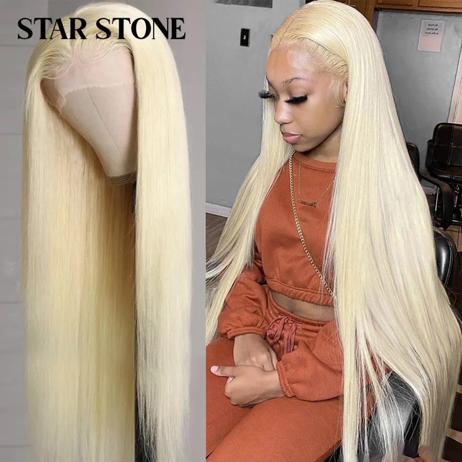 

180% Bone Straight 13x4 Lace Front Wig 613 Honey Blonde Human Hair Wigs 30 Incn Colored 13x6 Frontal Wigs For Women Virgin Hair