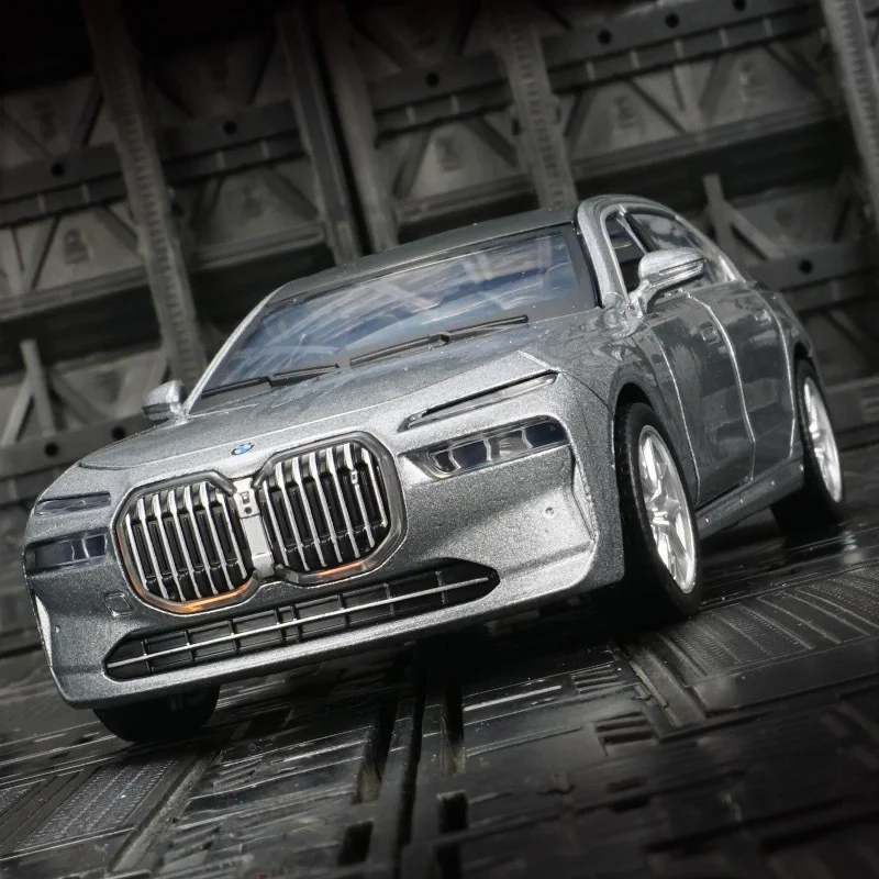 1/32 BMW i7 합금 자동차 모델 다이캐스트 금속 신 에너지 차량 자동차 모델..