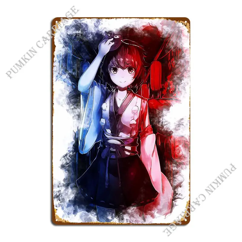 

Shameimaru Aya Metal Sign Club Bar Cinema Cave Garage Tin Sign Poster