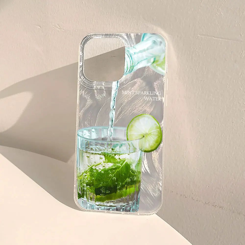 Shockproof Summer Lemon Soda Design Phone Case