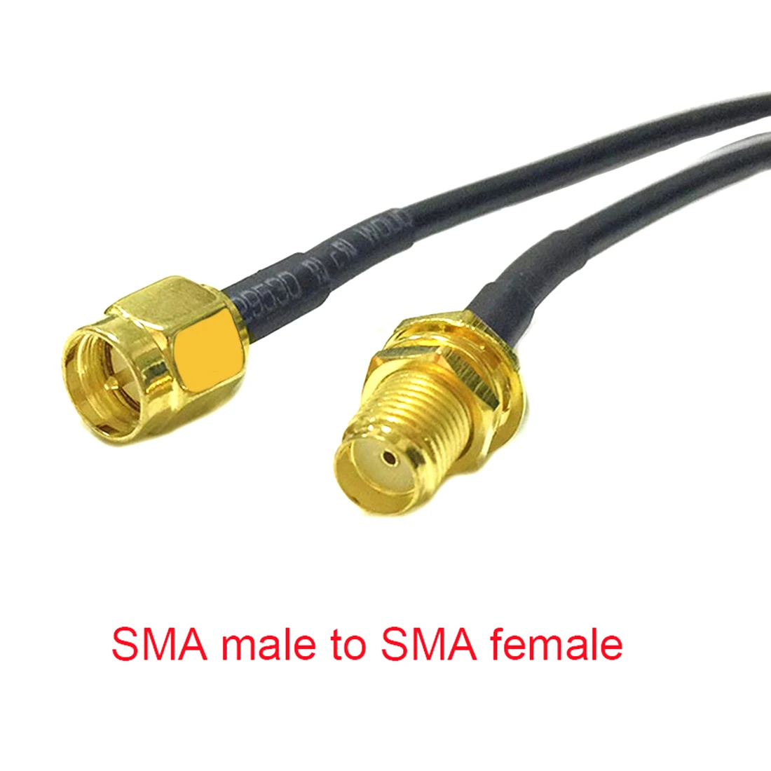 Antenna cable adapter WIFI SMA male plug female jack straight right angle RG174 10-100cm