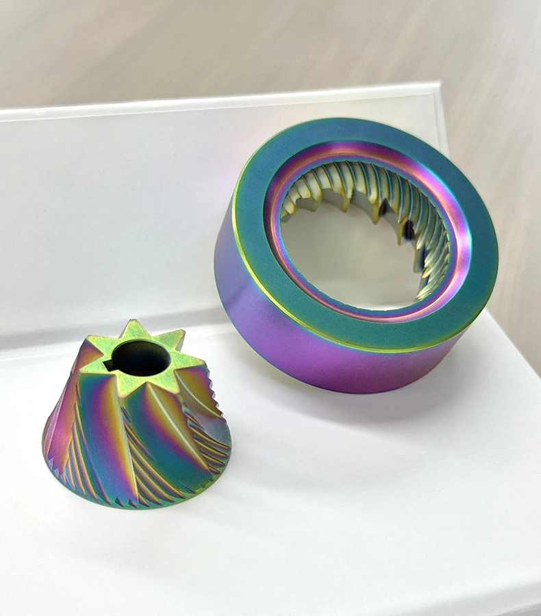 Description Picture 4 of itemSTARSEEKER E55 Espresso And Brew 55mm Titanium Burr Colorful