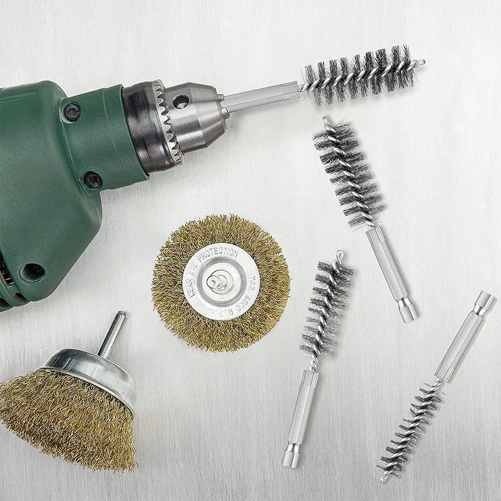 Stainless Steel Cleaning Brush Wire Tube Machinery Cleaner Washing Polishing Tools 8mm 10mm 12mm 15mm 17mm 19mm 2