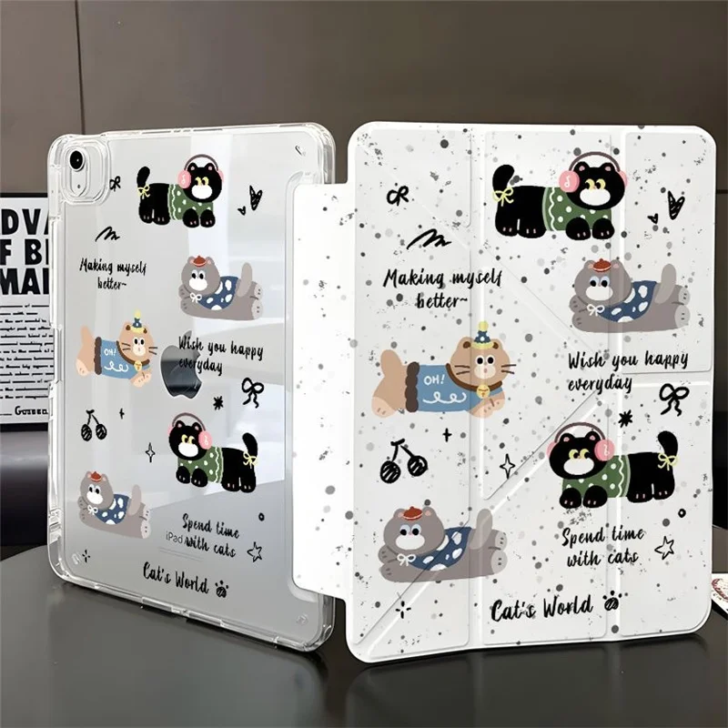 Premium 3-Fold Tablet Cover for iPad Air and Pro 12.9 inch