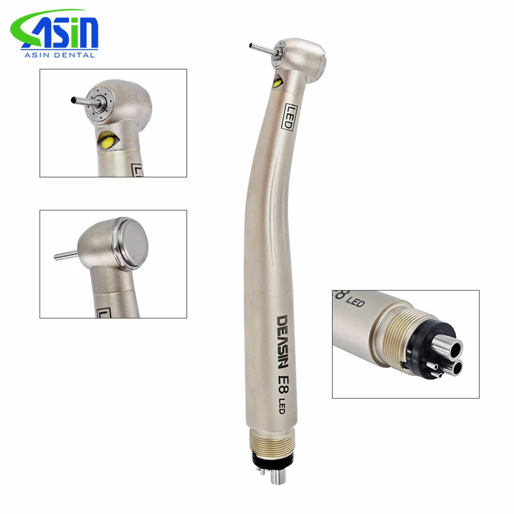 high quality Dental Air Turbine High Speed Dy Led MAX PLUS LED Handpiece with close Cartridge 2holes/4 holes Dentistry Tools