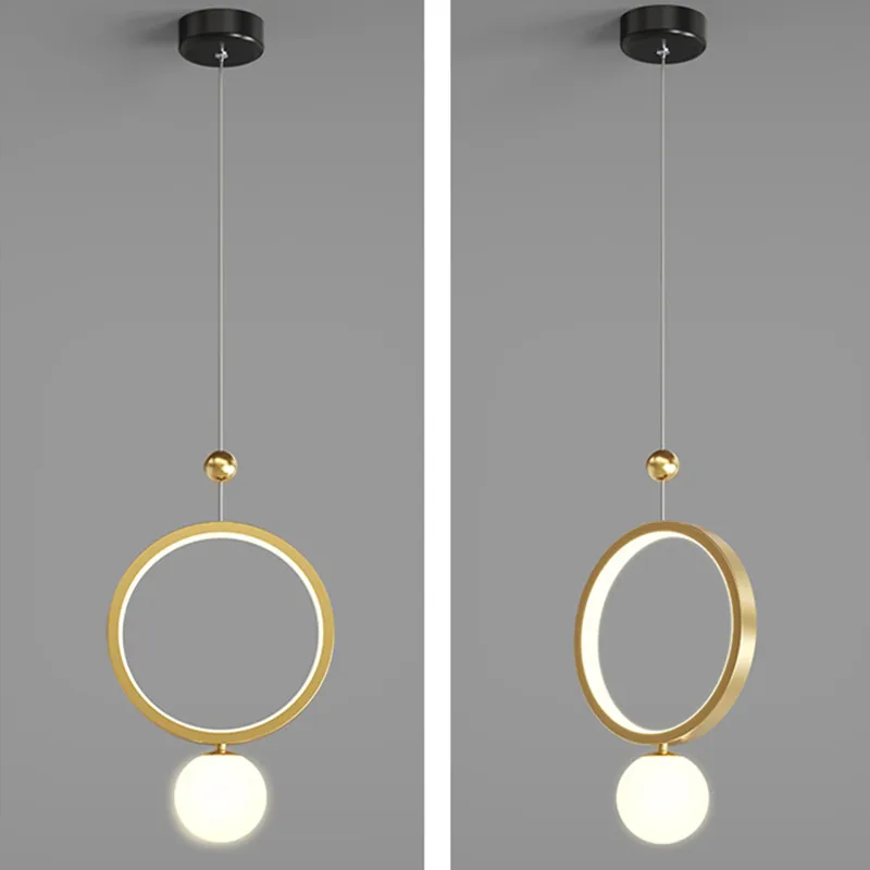 

Современная простая прикроватная люстра для спальни в скандинавском стиле