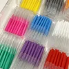 30/80/150/160Pcs I-type push pull interdental brush 0.6-1.5Mm Cleaning Between Teeth Oral Care Orthodontic I Shape Tooth Floss 6