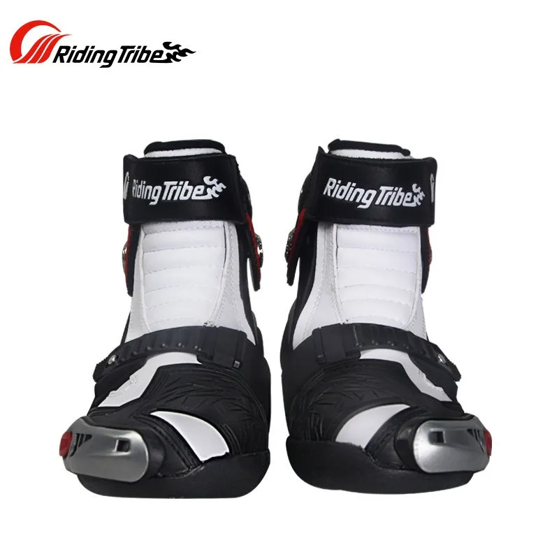 Men Motorcycle Boots bota Motocross Off-Road Racing Ankle moto shoes Street Riding Shoes Protective Gear motorboats