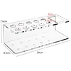 10-Slot Acrylic Dry Erase Marker Holder Wall Mounted Eraser Organizer Storage Rack Pen Pencil Stand Stationery School Supplies 2