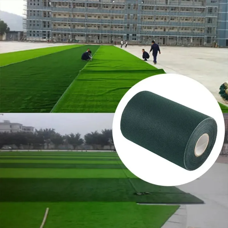 Artificial Grass Seam Tape for Lawn Glue-free Garden Lawn Green Tape Synthetic Grass Carpet Fixed Connection artificial grass mats