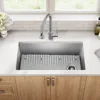 Fairlane 33-inch Undermount Single Bowl 18-Gauge Stainless Steel Kitchen Sink, KHU640-33 3