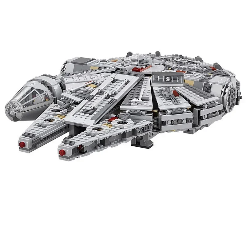 Falcon Millennium Spaceship Compatible with 75105 Bricks Building Block Model Toys Send seven Dolls Puzzle DIY Boys Gift building block toys educational toy building toy set diy handmade gift 1381PCS