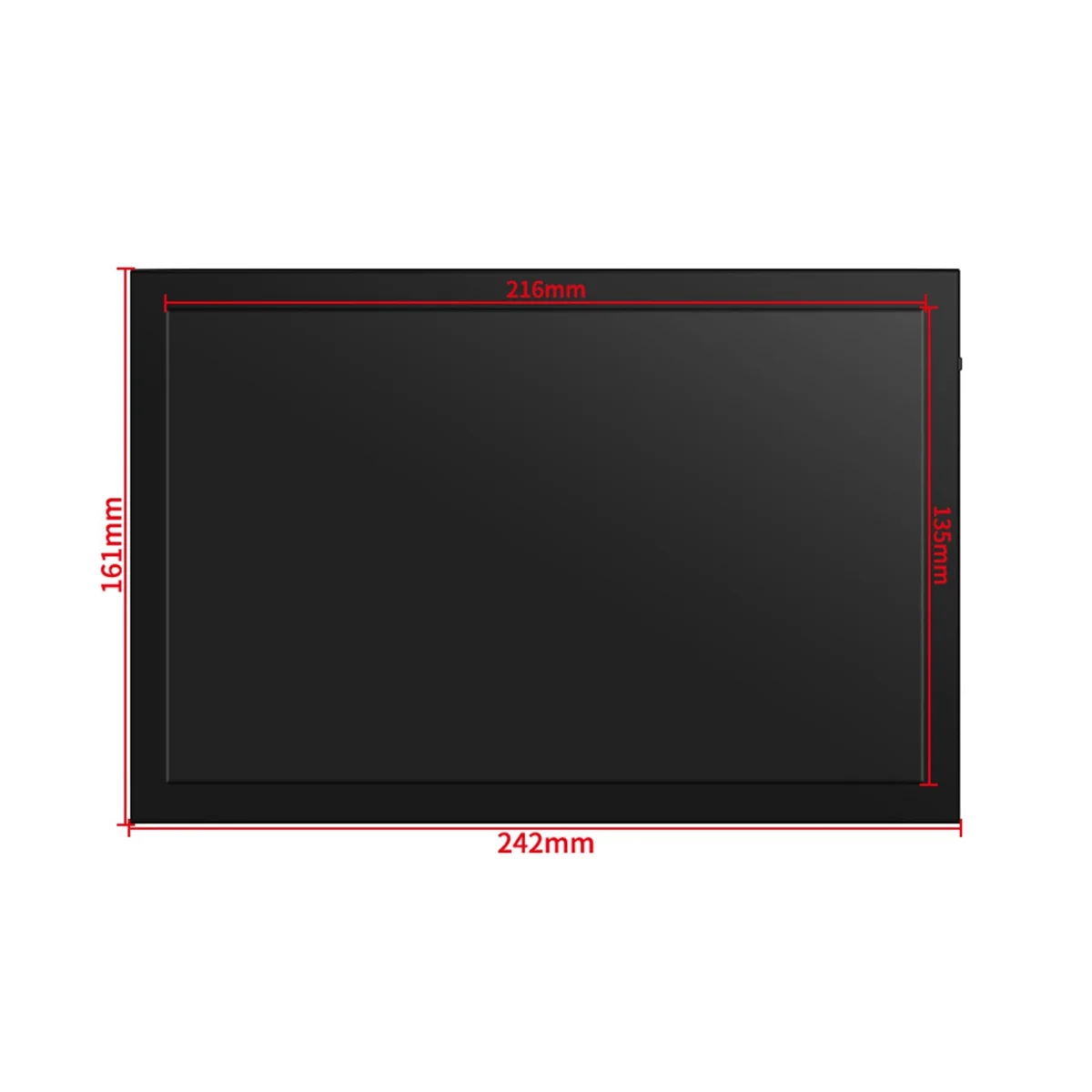 ݼ ̽  ġ ũ LCD ÷,   3B +/4B   PC ,EU ÷, 10.1 ġ
