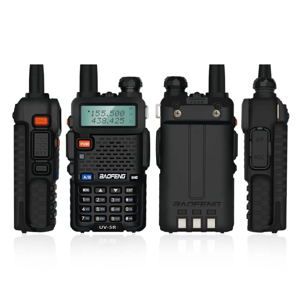 Walkie Takie Baofeng UV-5R 5W True High Power Ham Radio Long Range 10km FM Portable UV5R Dual Band Two Way Radio Comunicador 3