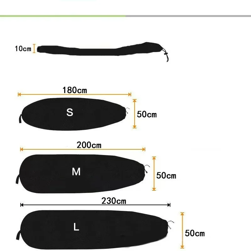 Copertura per tavola da surf da esterno, copertura per snowboard, resistente all'acqua, antipolvere, anti-UV, protegge la tua tavola da surf e da snowboard, solo copertura - immagine 4