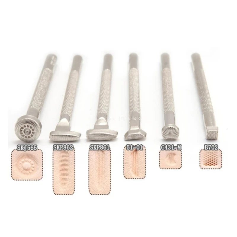 Leather Engraving Texture Molding Tool Alloy Steel Embossed Punch Head DIY Leather Craft Bag/shoe/pendant Hand Decoration Tool
