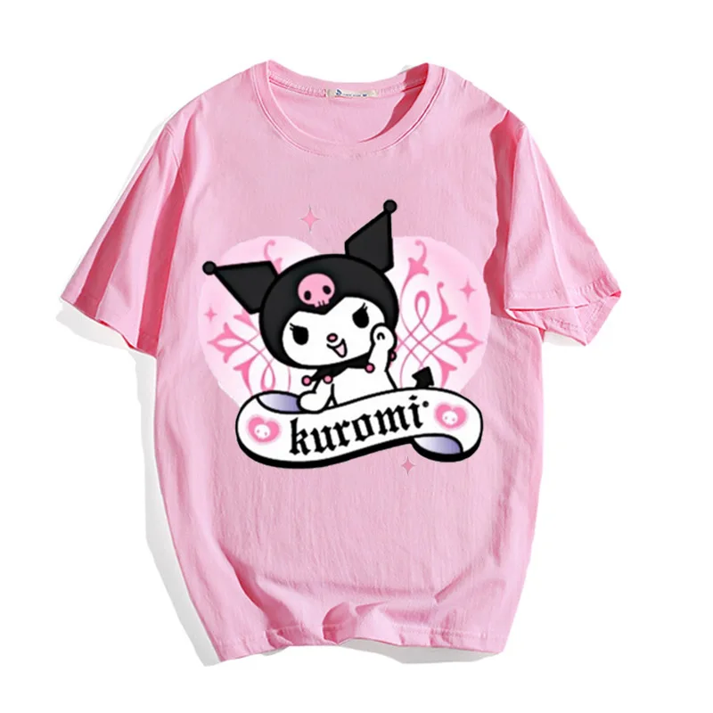 Sanrio Mymelody Kuromi Kawaii Cute Cartoon Men and Women Printed Adult ...