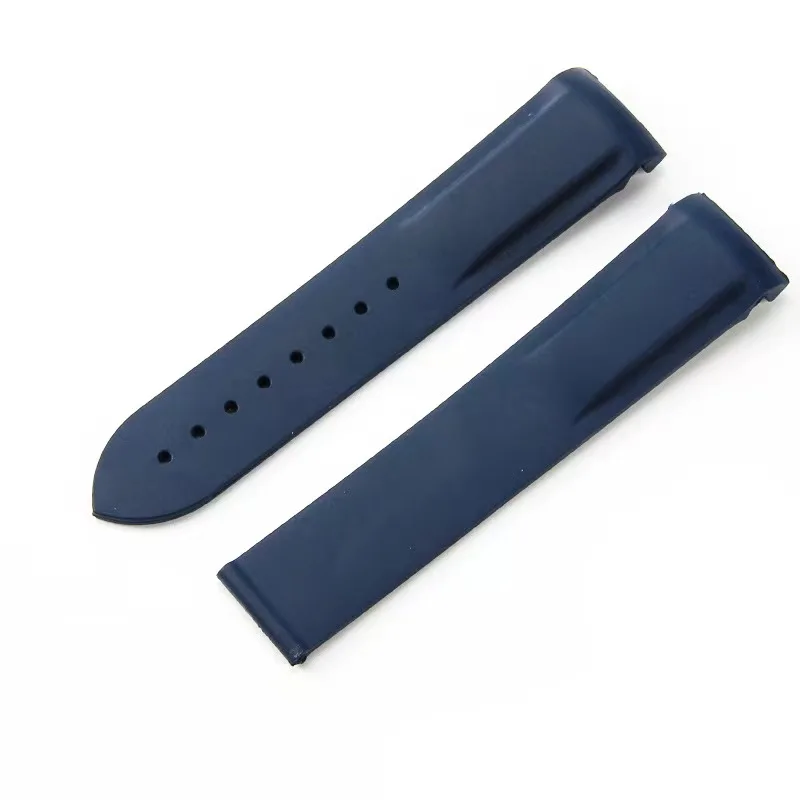 Cinturino Curvo In Gomma Siliconica Per Speedmaster Seiko 300