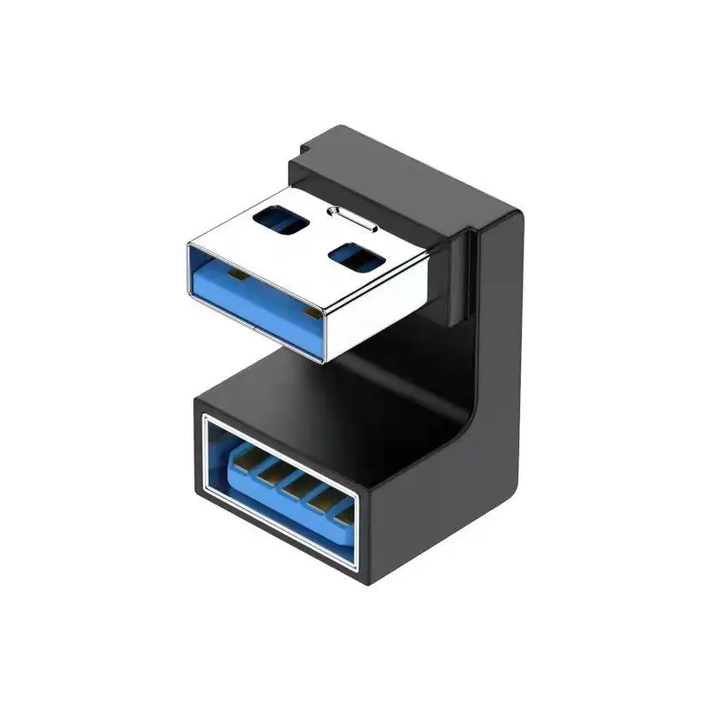 Type-C To USB Support OTG 10Gbps USB Adapter Data Cable Extension USB C To Usb 3.0 Elbow U Type Converter Turn Angle for Laptop 5