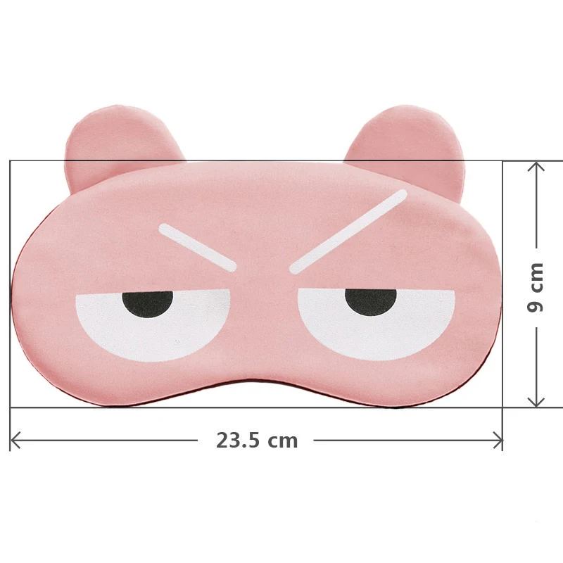 Cotton Cartoon Face Sleep Eye Mask Cute Funny Lovely Eye Cover Sleeping Mask Travel Rest Eye Band Kids Eyeshade Patch Blindfolds