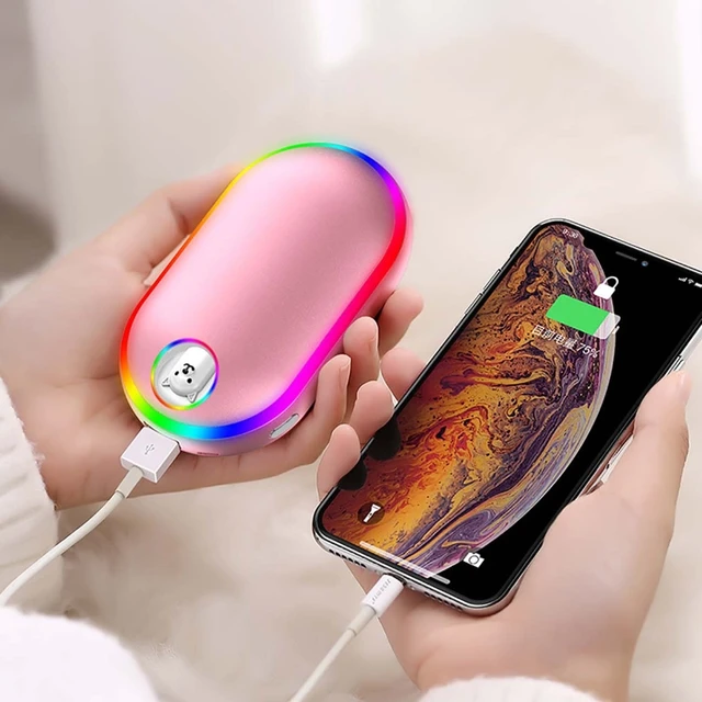 Téli Mini Kézmelegítő Fűtőpad 4 -Ben 1 Usb Újratölthető Fűtés Zseb Elektromos Meleg 10000Mah - Image 3