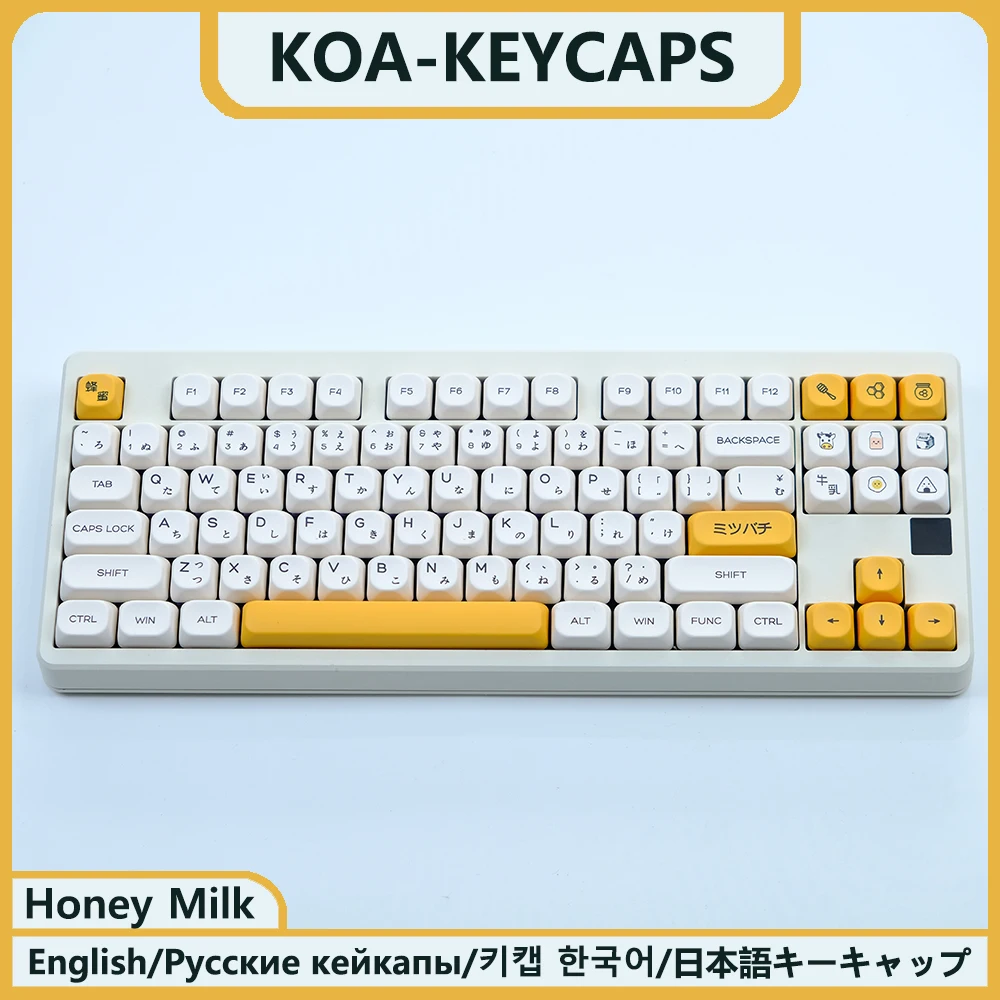 Semelhante ao MOA Keycaps, MAC ISO, Japonês, Coreano, Russo, KOA PBT