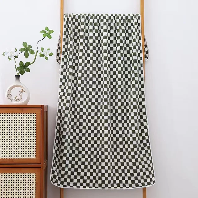 Fürdő Törülközőkészlet Korallsonyos Abszorbens Haj Arcfürdő Kézi Törölköző Készlet Fürdőszobai Törülközők Szett Strand Törülköző Felnőttek Számára - Image 6