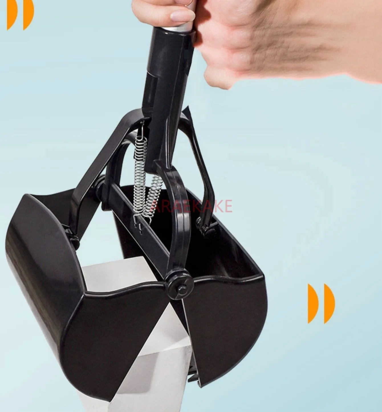 Dog poop scoop, dog toilet pick up, pet walking, dog poop pick up, and toilet supplies, clamp