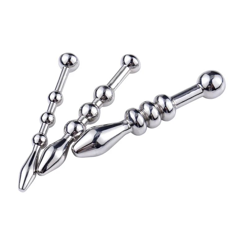 Metal Urethral Catheter Male Stainless Steel Horse Eye Urethral Plug Penis Headers Masturbator Adult SM Urethran Expander Penis Sex Toys