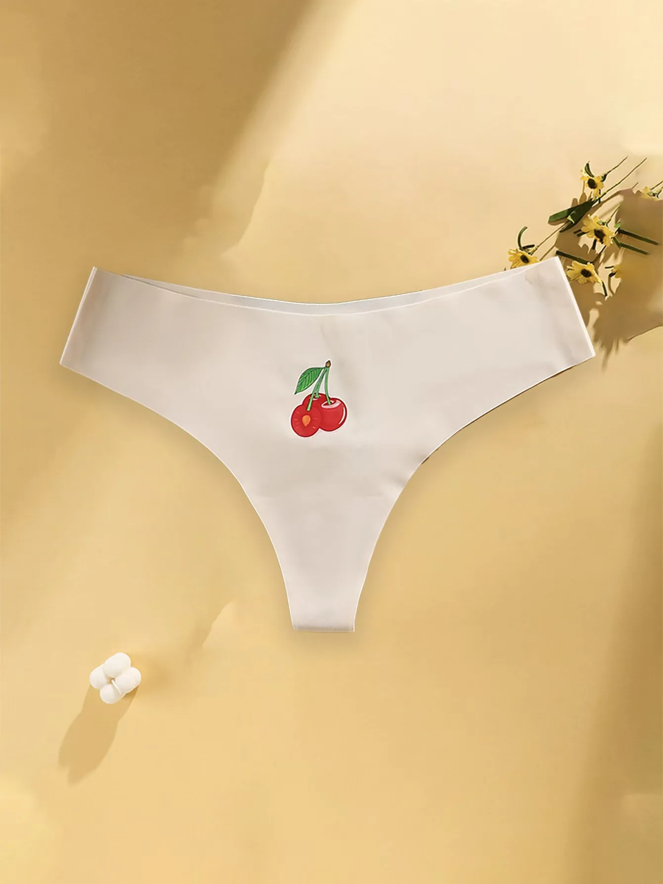 Women's thong Pants Sexy Solid Color G-String Girls' Low Waist Seamless Comfort Thong Female Lingerie