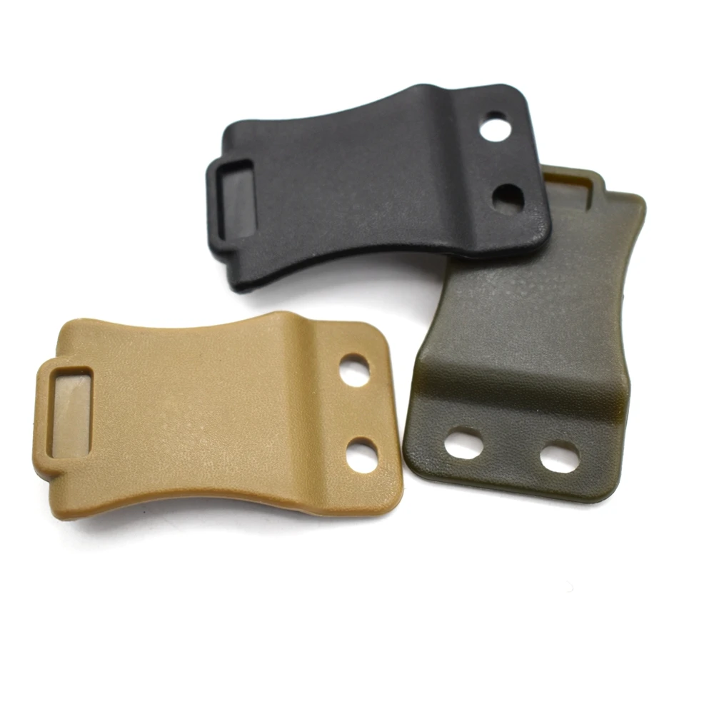 홀스터 클립, 허리 밴드 (IWB) 내부 용 Kydex 벨트 클립, 총 홀스터 및 칼 칼집 KYDEX 제작 액세서리 클립, 1 개