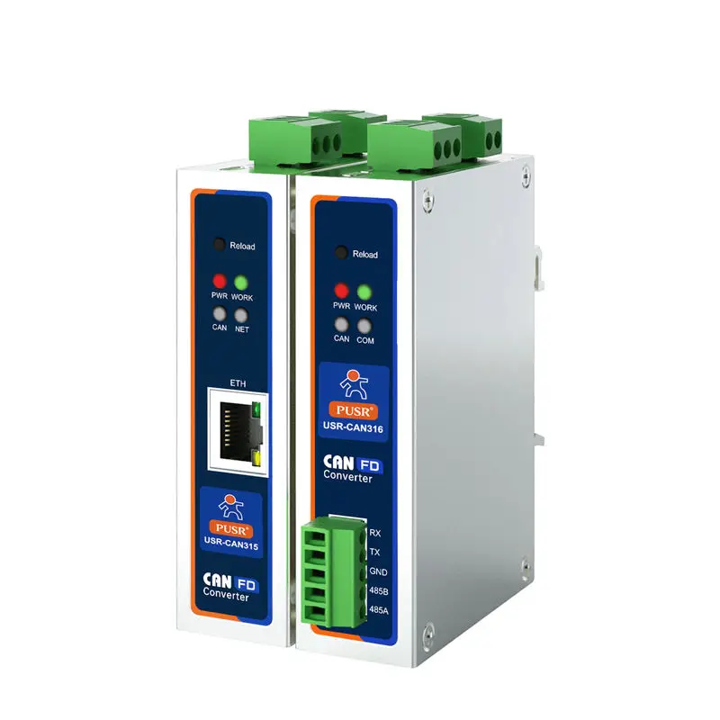 CANFD 프로토콜 변환기 장치 USR-CAN315 USR-CAN316