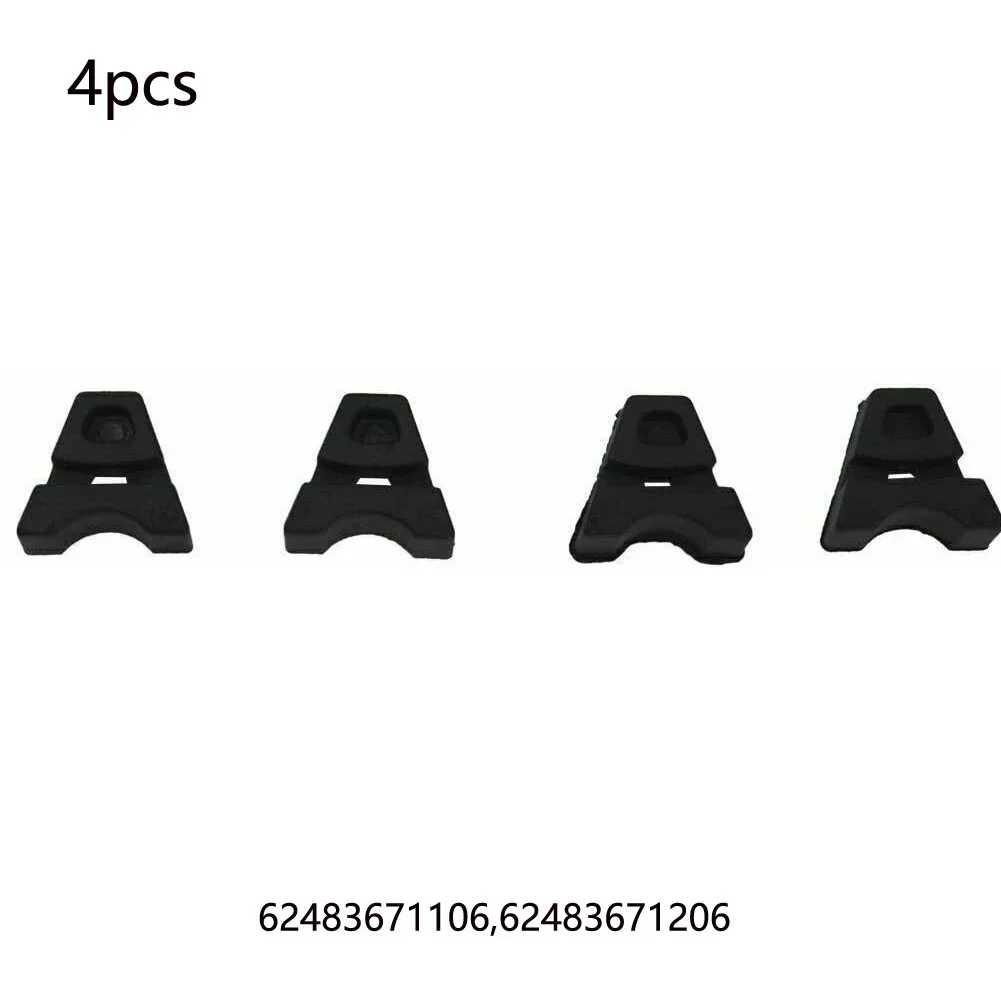 Black Plastic Car Sunroof Bracket Clip Set - 4 Piece