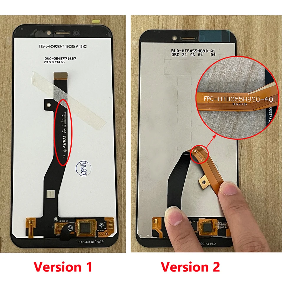 E-yiiviil LCD Display Compatible With OUKITEL WP5/WP5 Pro 5.5" LCD Display Touch Screen Assembly With Tools