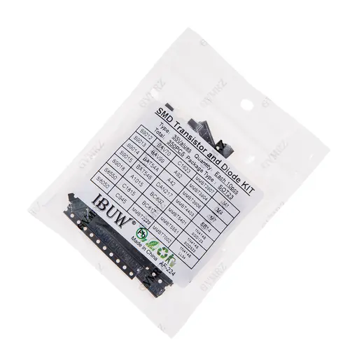 350PCS 35Values SMD Transistor and Diode Kit SOT23 (S9012/BAV70/1N4148 etc.) for Arduino DIY Electronic Circuit Project S9012 - Image 2