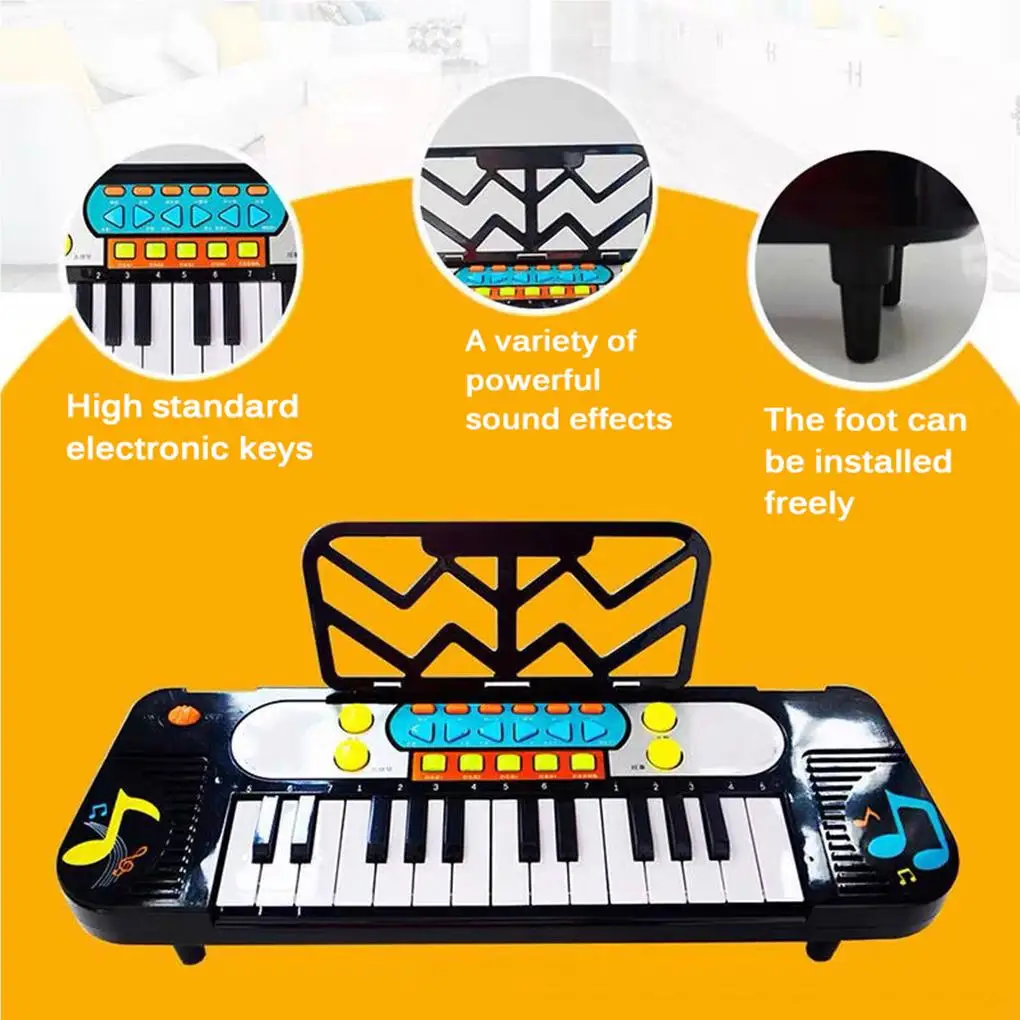 Electronic Piano 25 Keys Education School Kindergarten Nursery Home Parent-Child Interactive Musical Instrument Toy for
