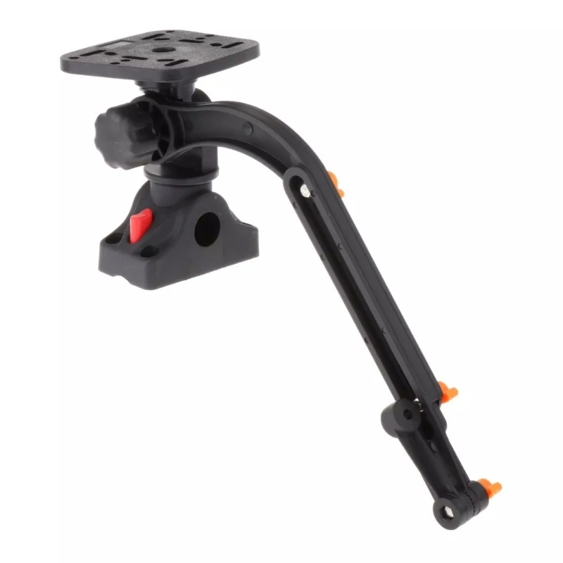 Kayaks Fish Finder Mount, Marine Kayaks Transducer Mounting Arm, Electronic Fish Finder Mount Base Adapter, Accessory