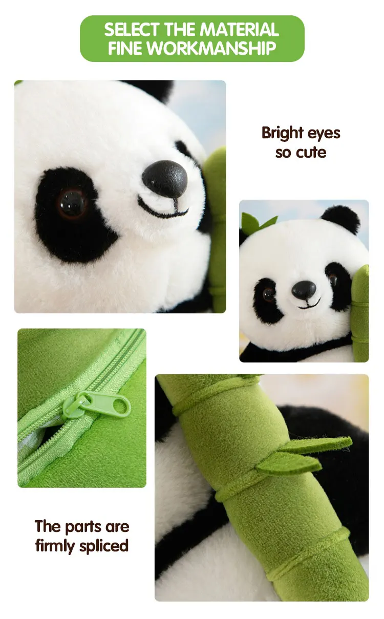 Cuddly Panda Bamboo Hideaway Plush Toy