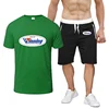 Winning Boxing 2024 Men Summer Fashion Printing Breathable Casual T-shirt+Short Pants New Eight-Color Short-Sleeved Set 1