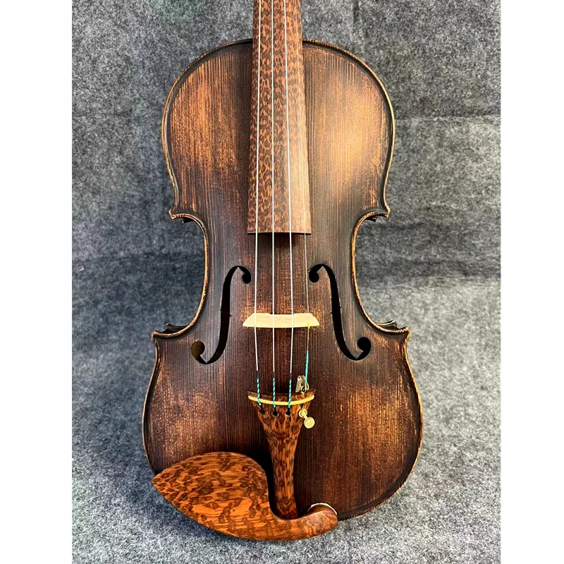 Strad style SONG Maestro handcrafted Imitation of the old violin 4/4 violin snakewood parts graceful and mellow sound