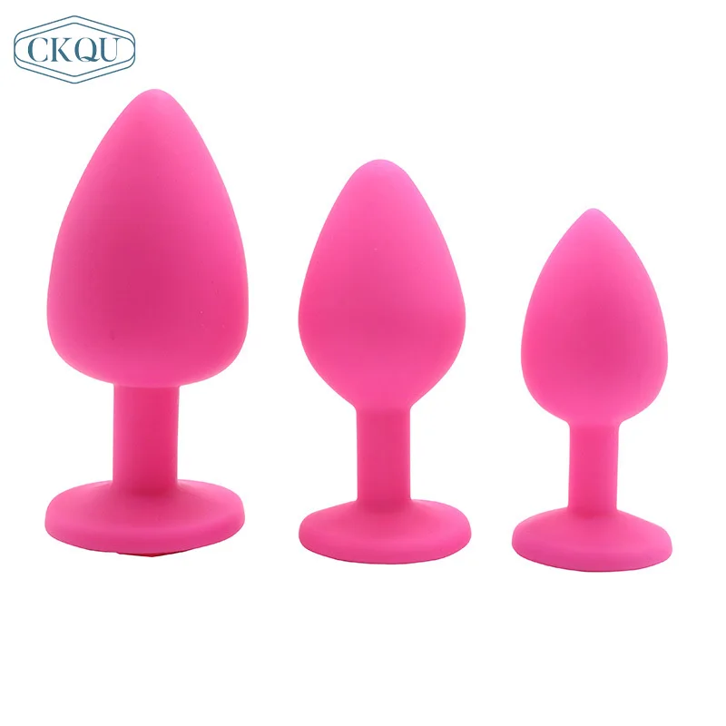 Anal Plug Silicone with Round Head Men's Prostate Massager Women's Anal Trainer Unisex Sexual Wellness Toy for Couples